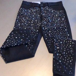 NWT 7 for Mankind 26 super skinny rhinestone jeans